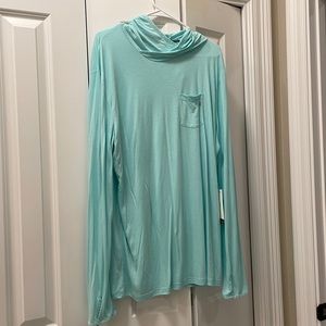 Free Fly NWT long sleeve hooded shirt